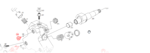 Bague d'arbre de pompe BOSCH F00N200545