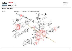 Roulement de  pompe BOSCH VP44 1460925001